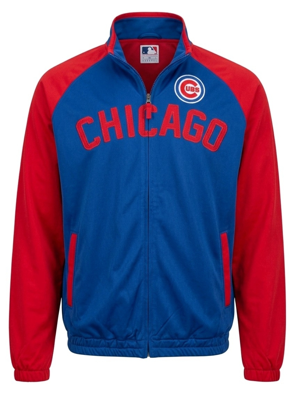Genuine Merchandise Blue and Red Chicago Zip-Front Jacket